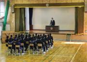 【別海中学校】2学期終業式を迎える。